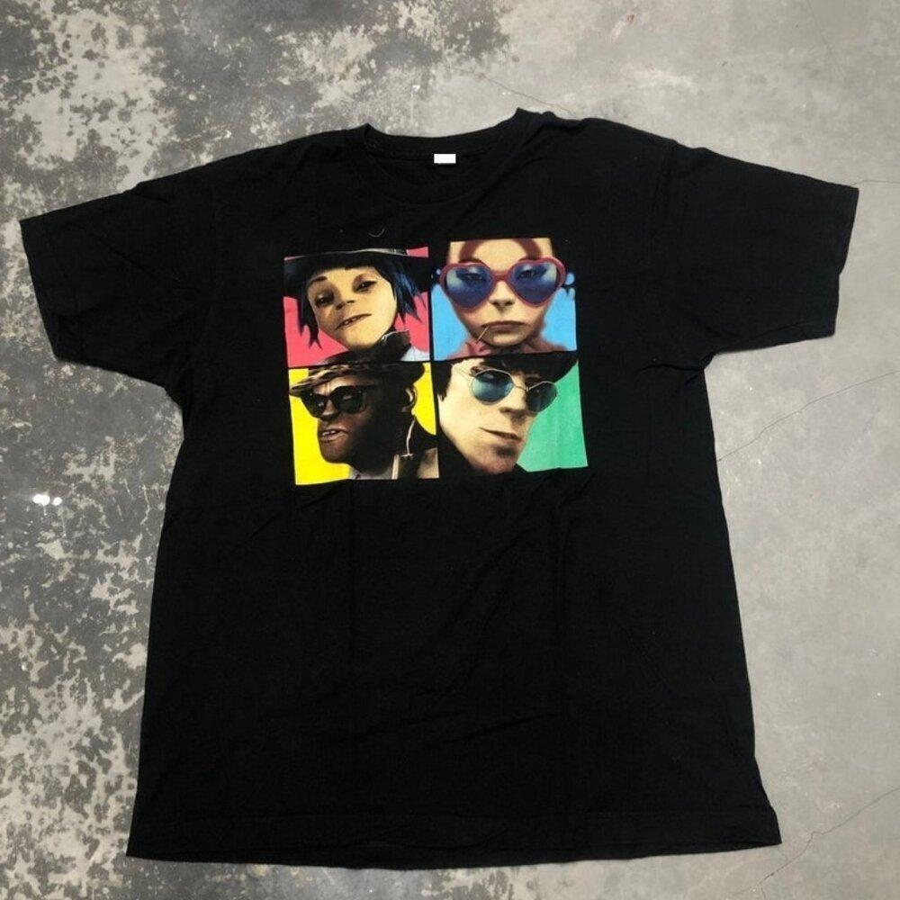 Gorillaz Humanz Tour Retro Rock Band Fan Unisex T-Shirt